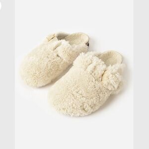 Birkenstock WOMEN'S BOSTON BIG BUCKLE SHEARLING CLOG size 40 narrow